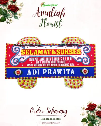 Karangan Bunga Ucapan Selamat gunungwangun